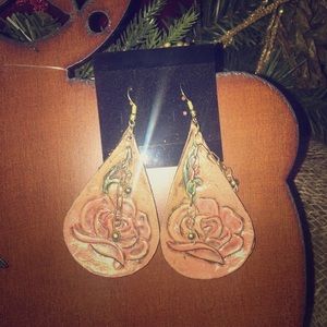 Handmade Leather Earrings